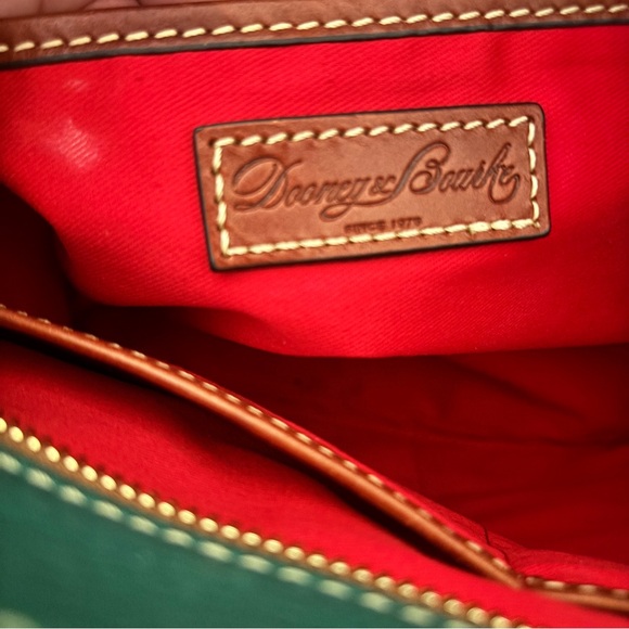 Dooney & Bourke Green Pebbled Leather Shoulder Bag - Picture 7 of 8